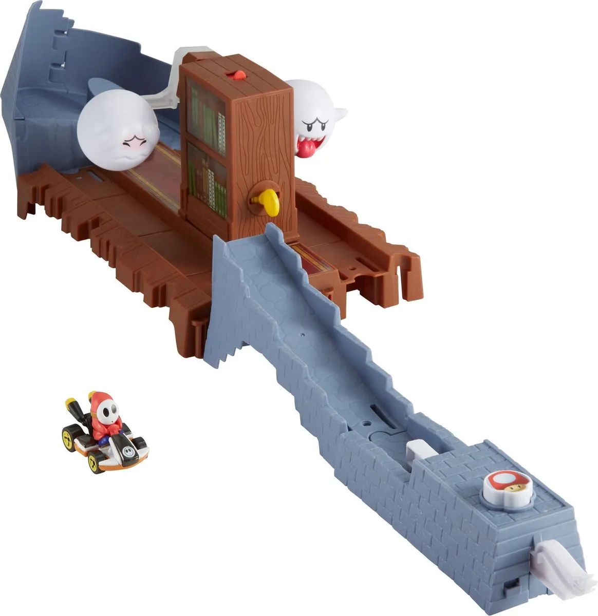 Hot Wheels Mario Kart Nemesis Track Set GNM23 - 12 Delen - Multicolor