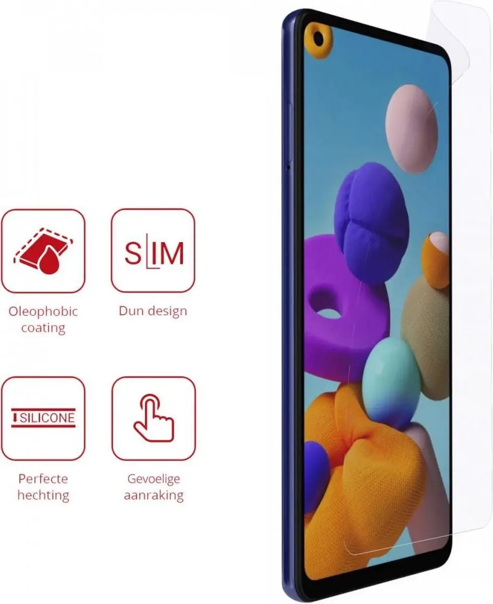 Rosso Ultra Clear Screen Protector Samsung Galaxy A21s - 2 Stuks