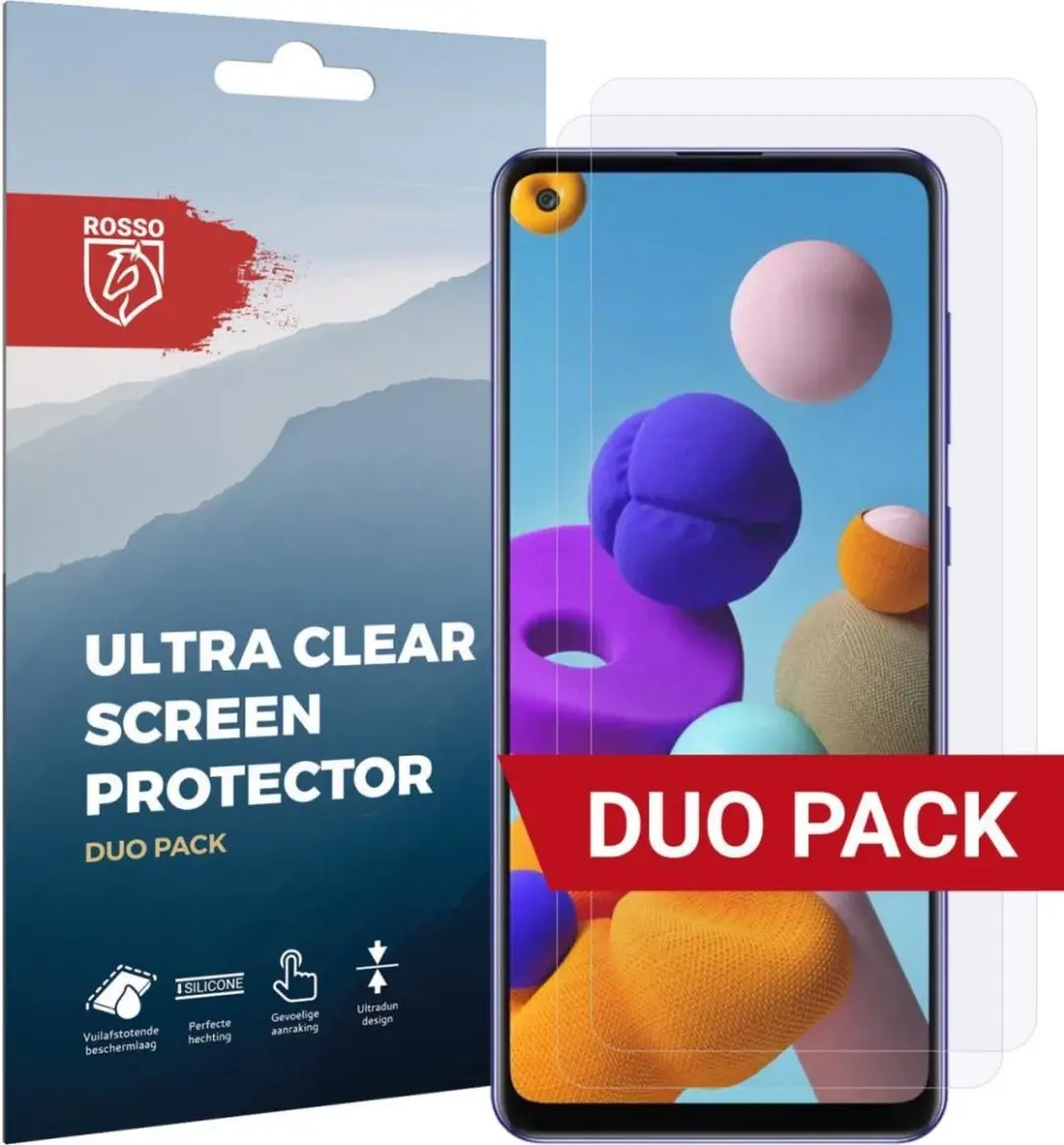 Rosso Ultra Clear Screen Protector Samsung Galaxy A21s