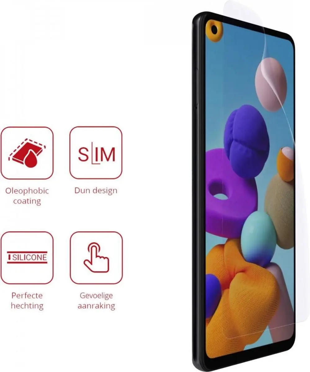 Rosso Ultra Clear Screen Protector Samsung Galaxy A21s - 2 Stuks
