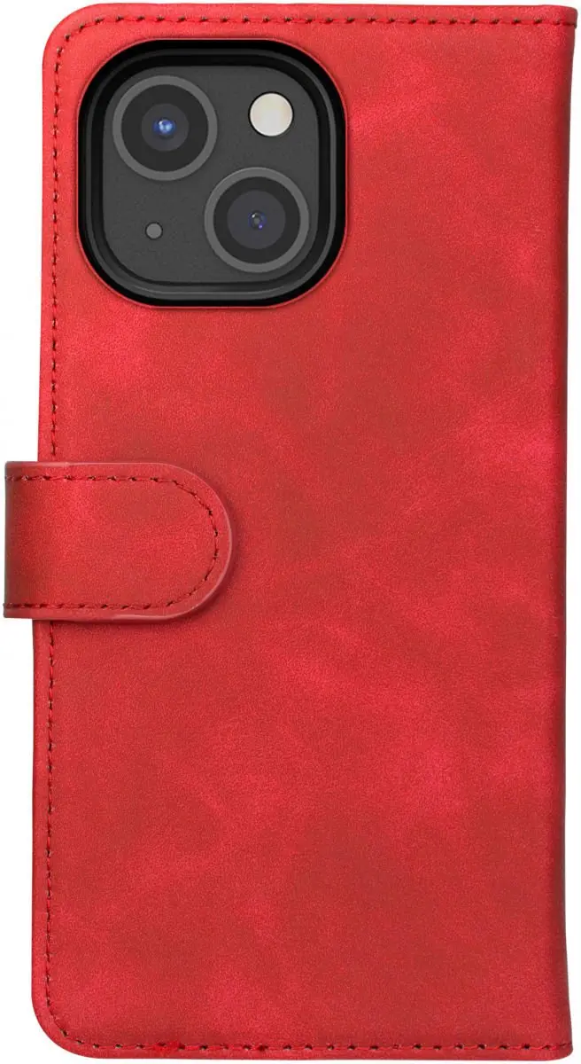 Rosso Element Book Case Wallet iPhone 13 Mini - 3 Pasjes - Rood