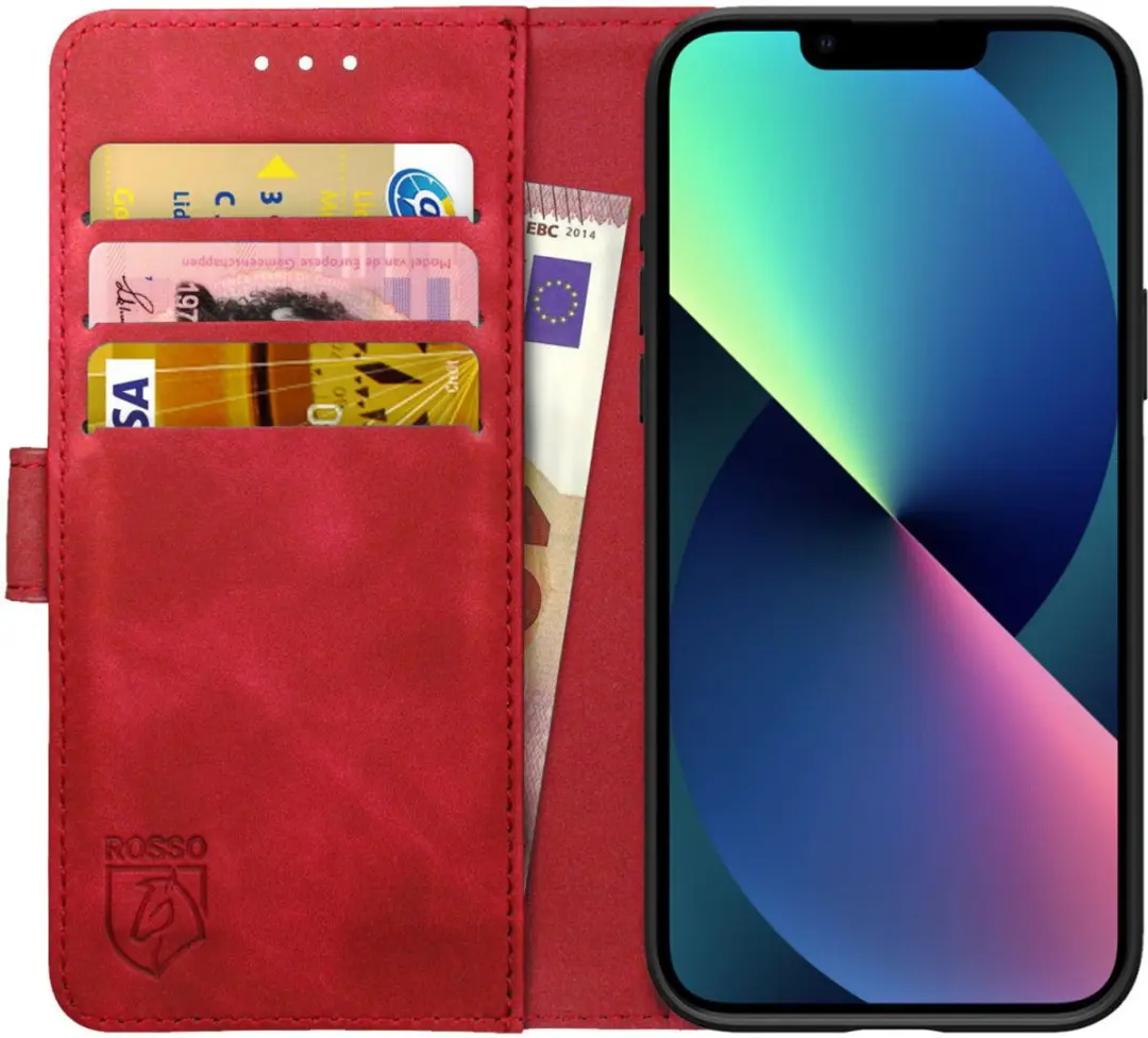 Rosso Element Book Case Wallet iPhone 13 Mini