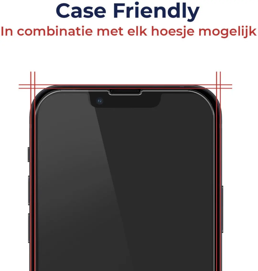 Rosso iPhone 13/13 Pro Clear Screen Protector - 2 Stuks