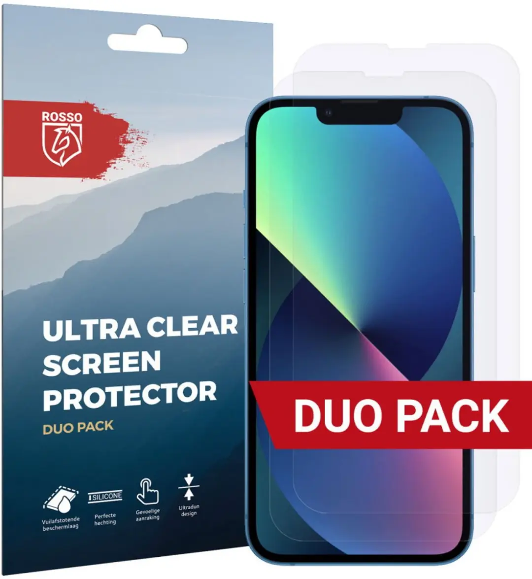 Rosso iPhone 13/13 Pro Clear Screen Protector