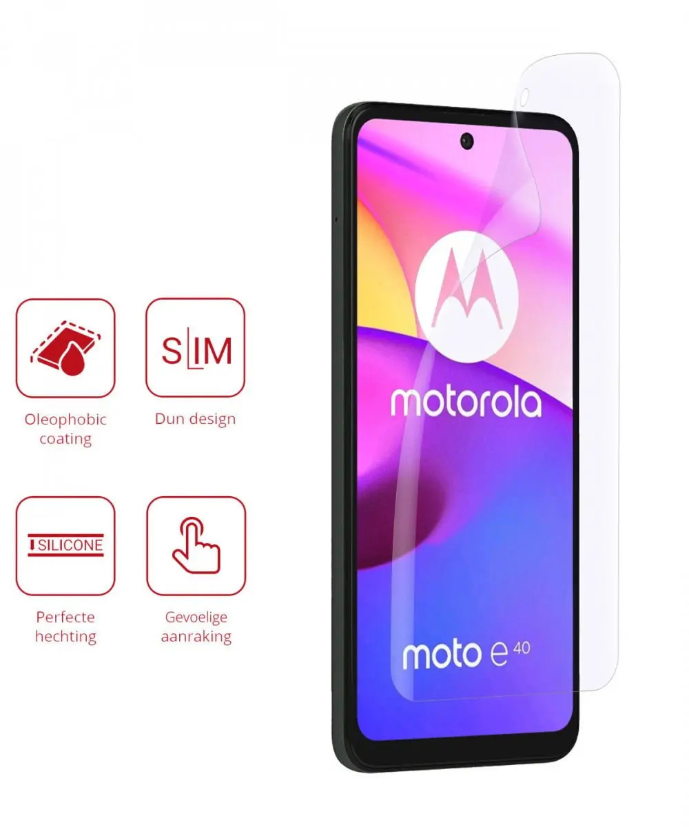Rosso Motorola Moto E30/E40 Ultra Clear Screen Protector - 2 Stuks