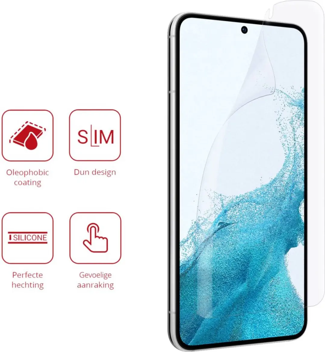 Rosso Screen Protector Ultra Clear - Samsung Galaxy S22 - 2 Stuks