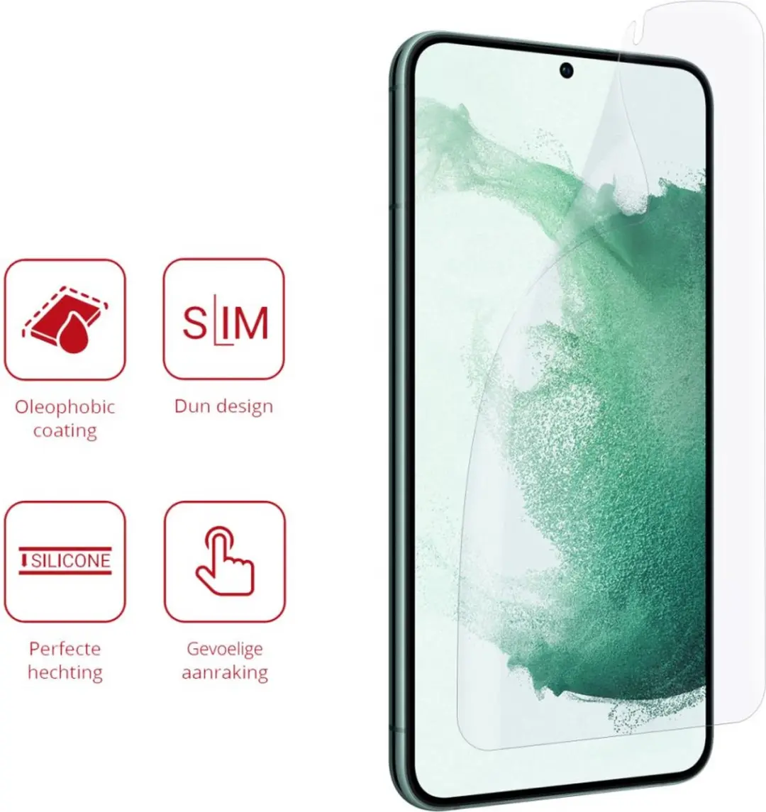 Rosso Screen Protector Ultra Clear - Samsung Galaxy S22 Plus - 2 Stuks