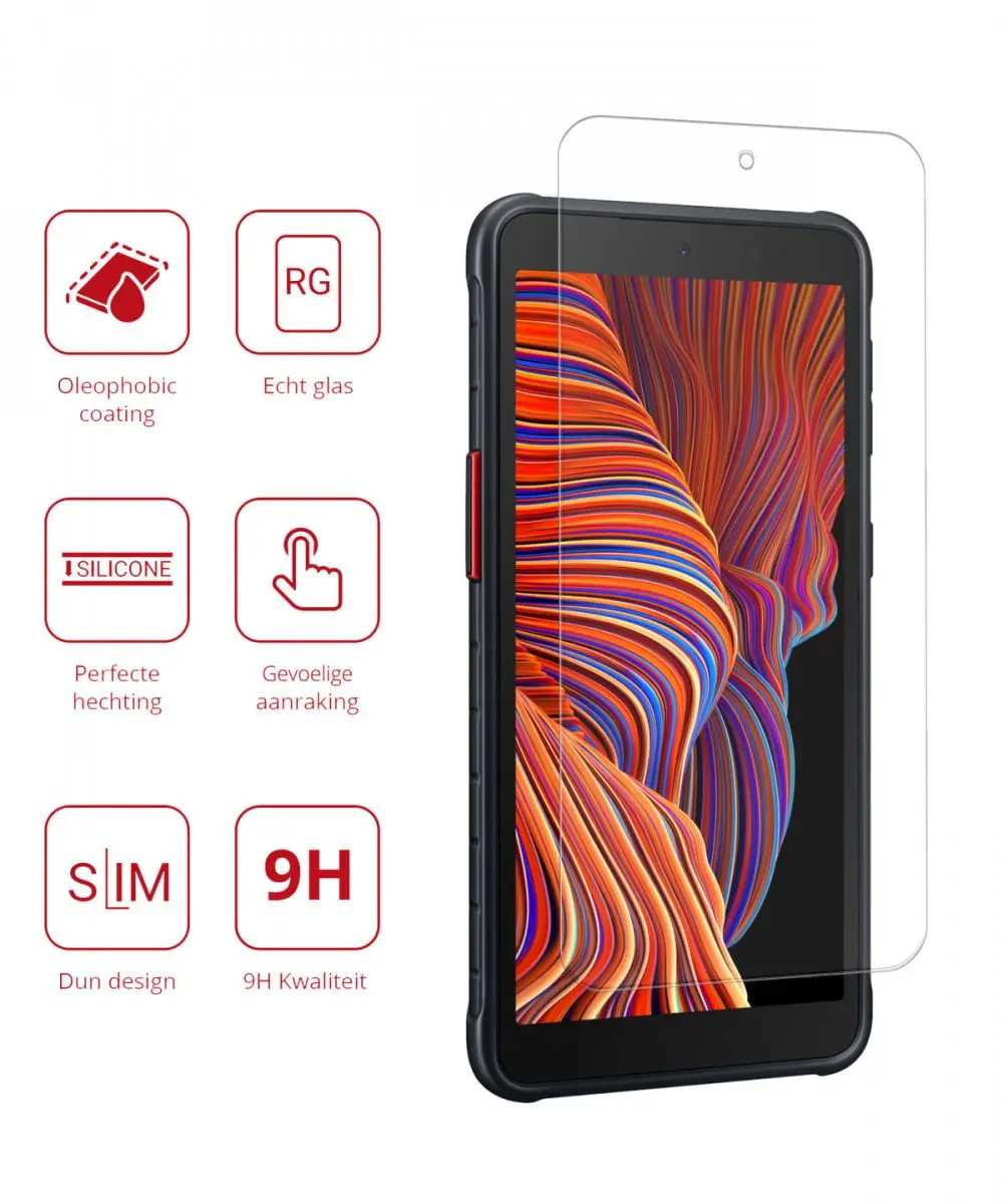 Rosso 9H Tempered Glass Screen Protector Samsung Galaxy Xcover 5
