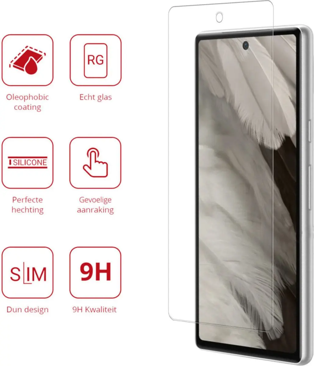 Rosso 9H Tempered Glass Screen Protector Google Pixel 7a