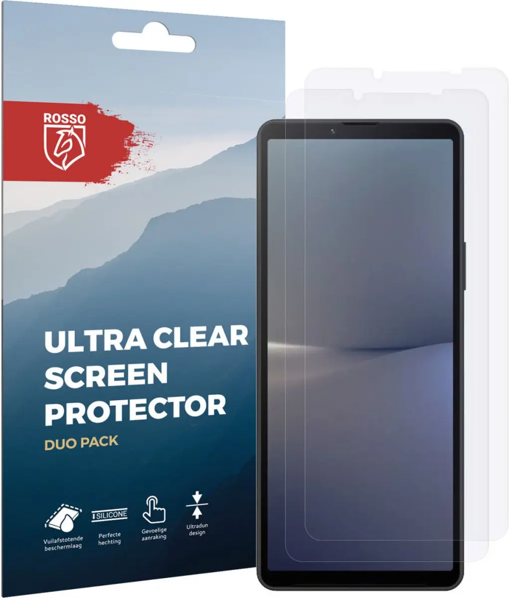 Rosso Screen Protector Ultra Clear - 2 Stuks - Sony Xperia 10 V