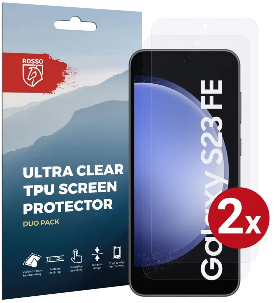 Rosso Screen Protector Ultra Clear voor Samsung Galaxy S23 FE