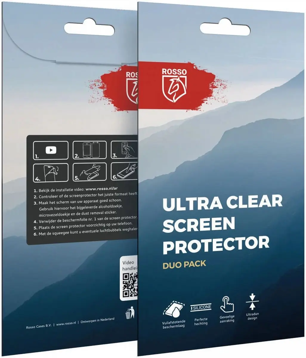 Rosso Screen Protector Ultra Clear voor Samsung Galaxy S23 FE - 2 Stuks