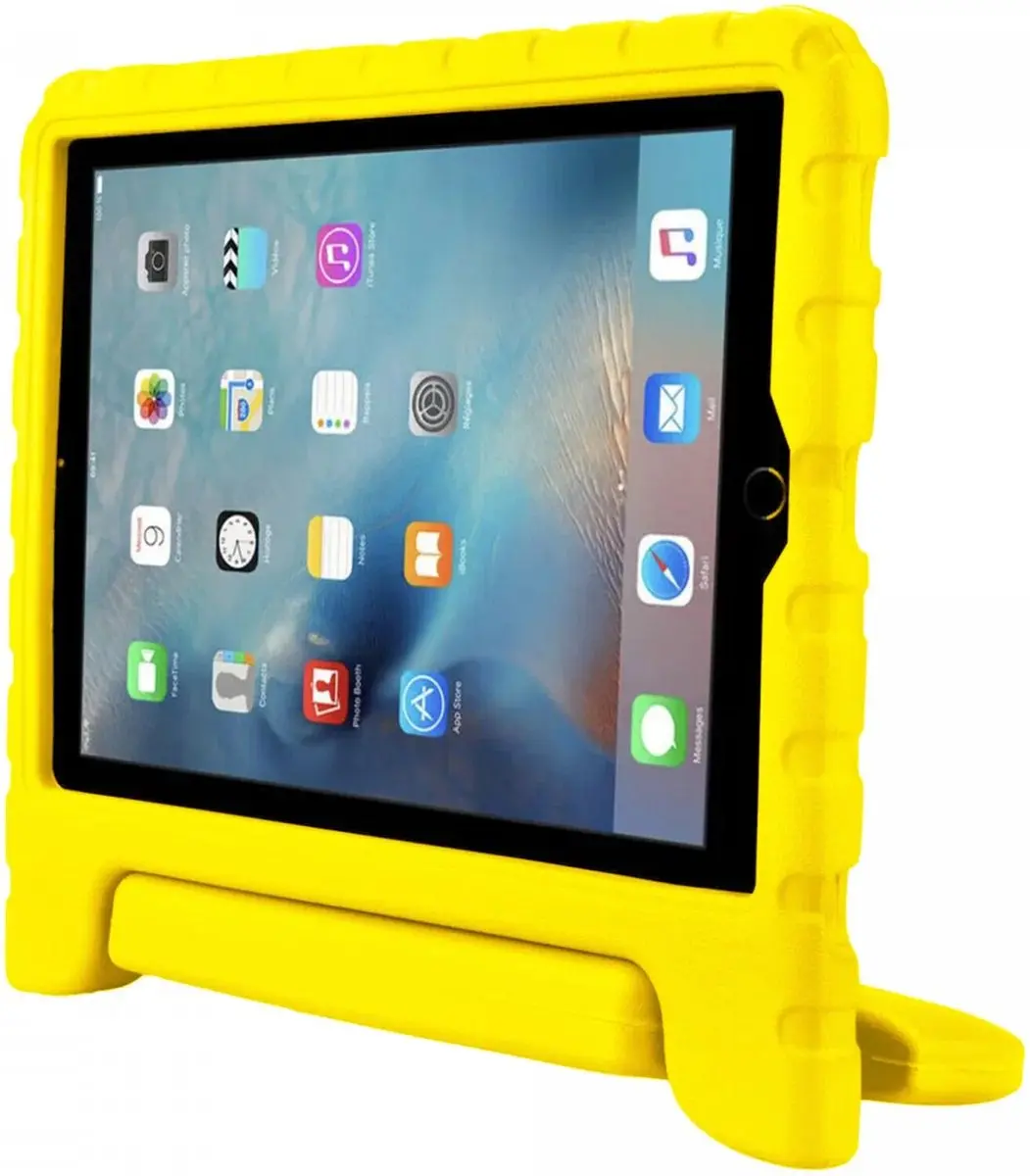 HappyCase Kinder Tablethoes iPad 9.7 2017/2018/Air - Geel