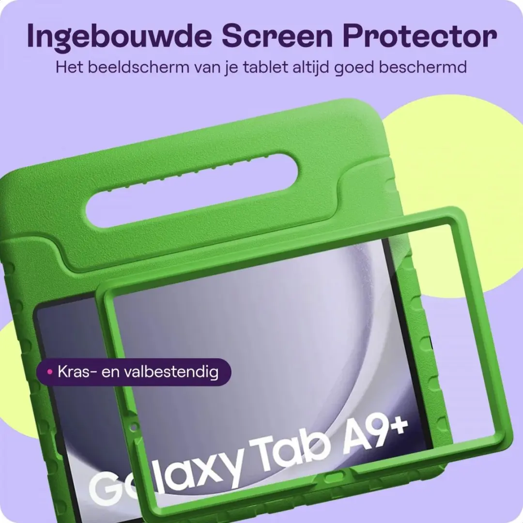 HappyCase Candy+ Kinderhoes Samsung Tab A11/A9 Plus - Groen