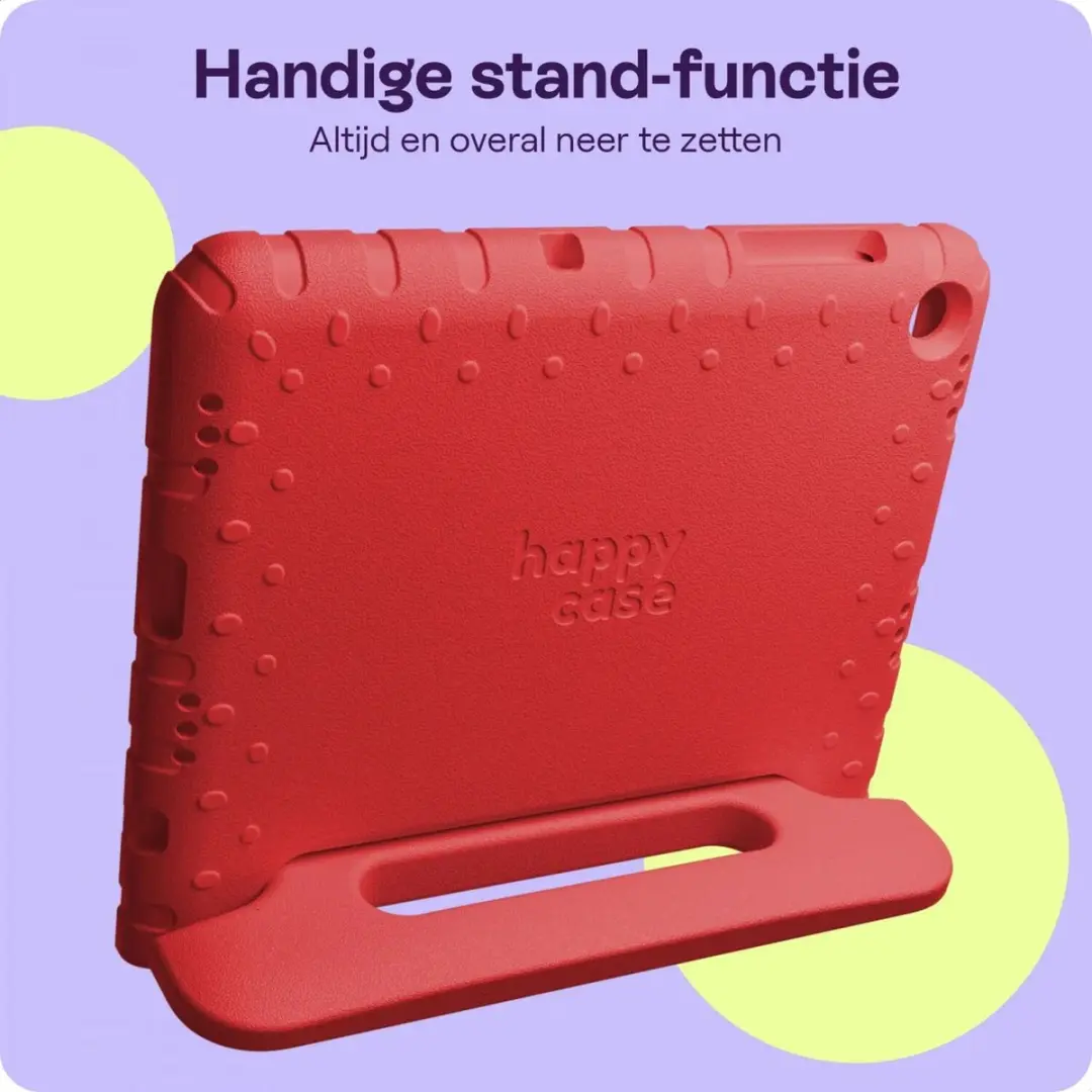HappyCase Candy+ Kinderhoes Samsung Tab A11/A9 Plus - Rood