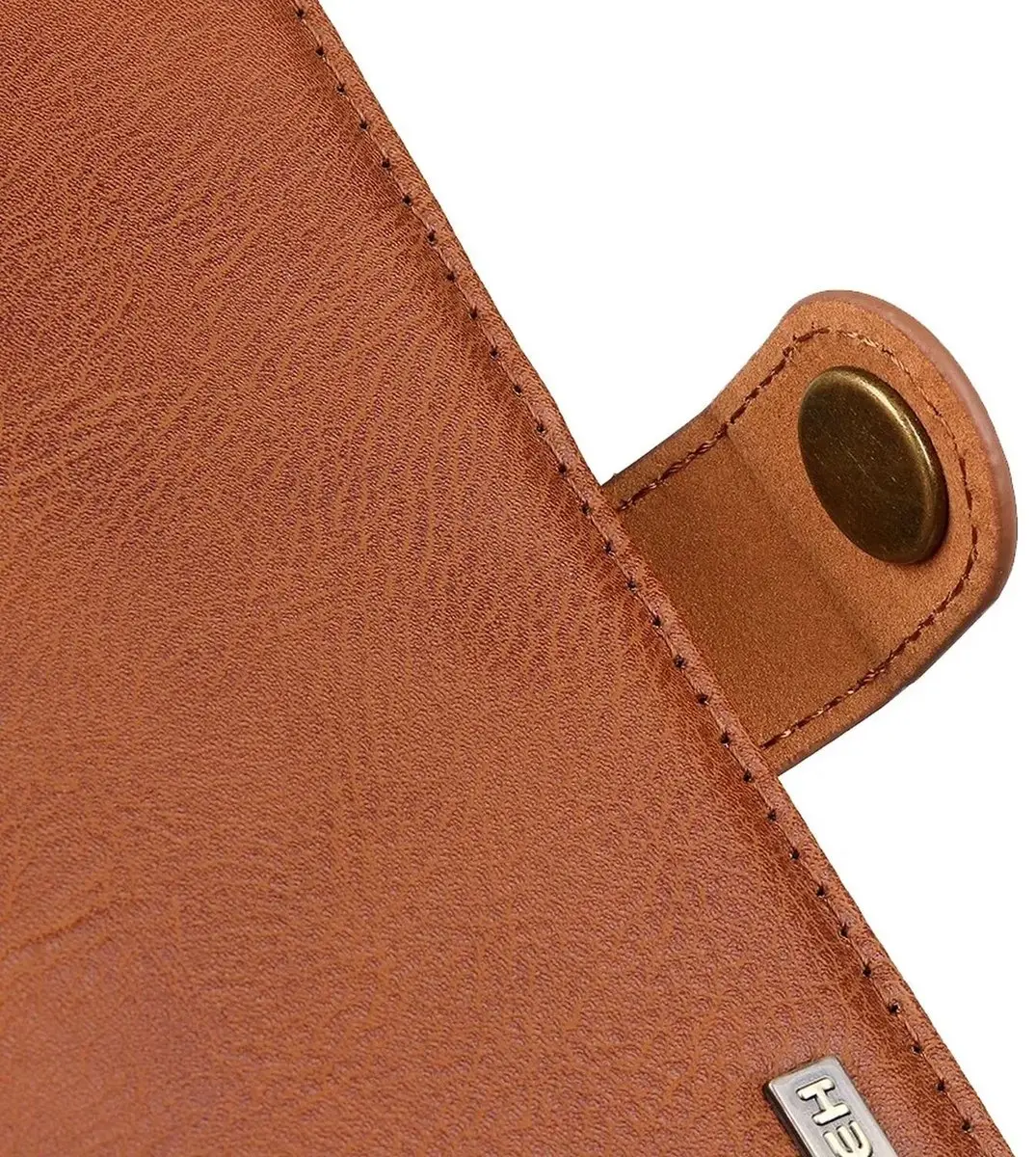 Khazneh Oppo A58 Book Case Hoesje - 3 Pasjes Bruin
