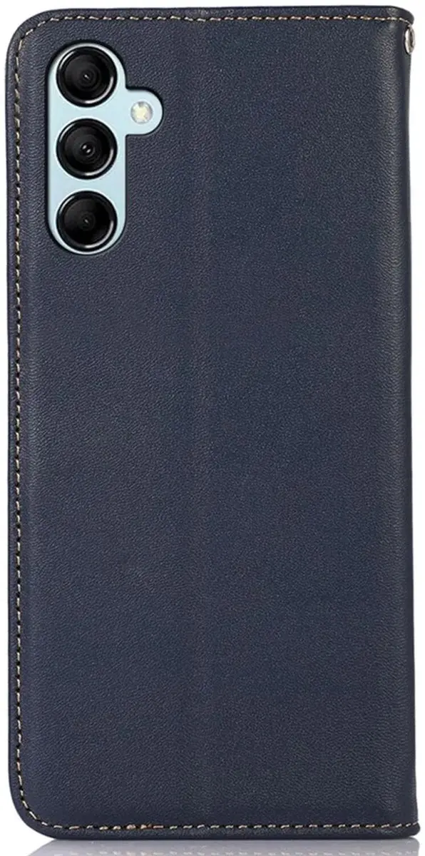 Khazneh Hoesje RFID Book Case Samsung Galaxy A35 - Blauw
