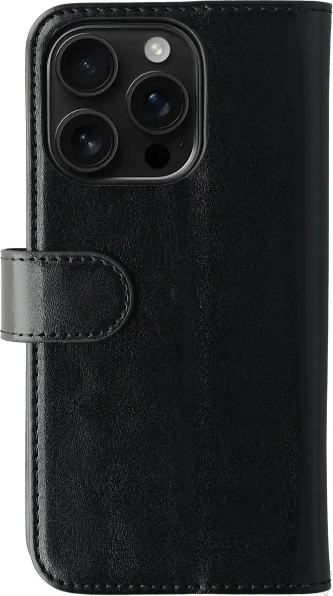 Rosso Element Wallet Book Case iPhone 16 Pro - 3 Pasjes - Zwart