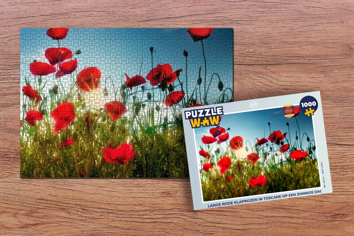 PuzzleWow Toscane Legpuzzel 1000 Stuks - Multicolor