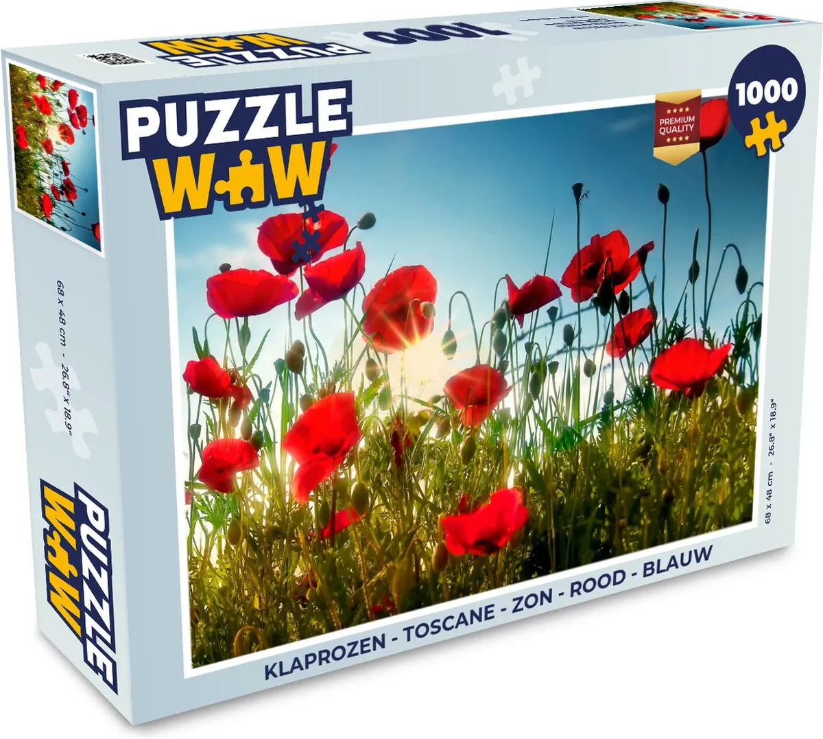 PuzzleWow Toscane Legpuzzel 1000 Stuks