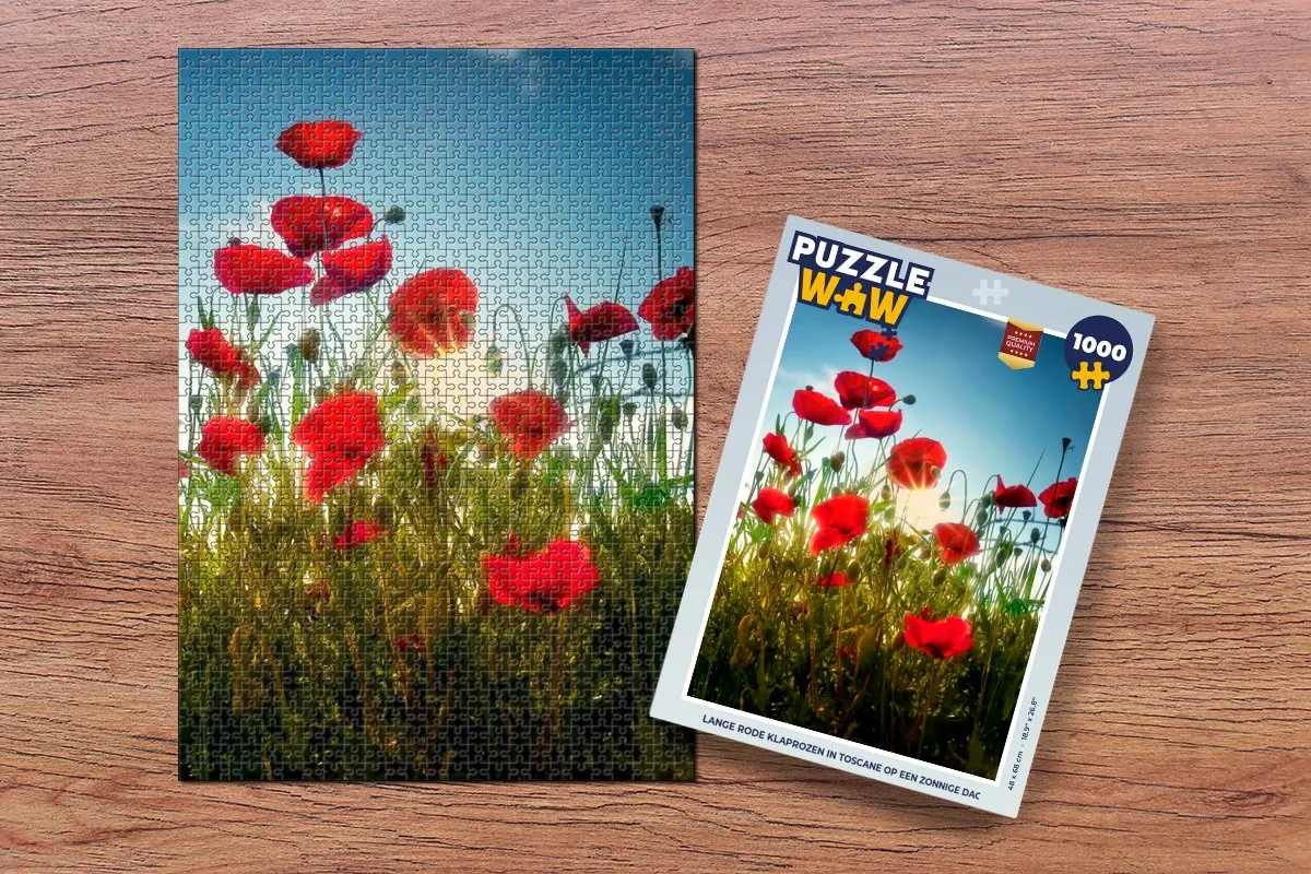 PuzzleWow Toscane Legpuzzel 1000 Stuks - Multicolor