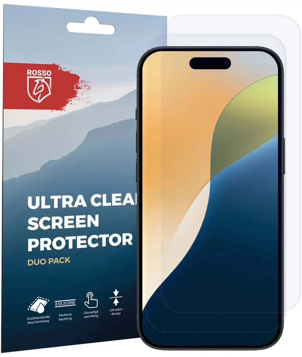 Rosso Screen Protector iPhone 16 Pro Max - 2 Stuks