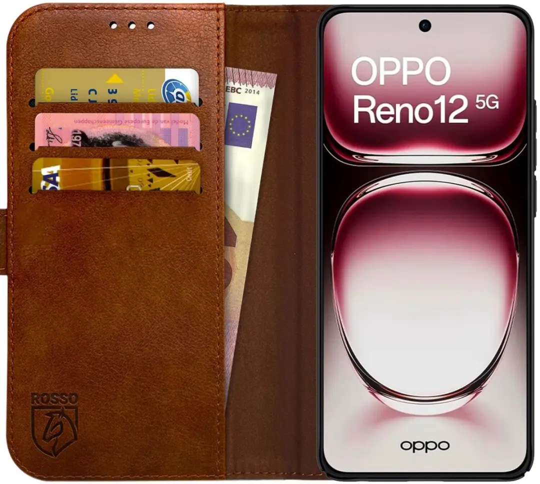 Rosso Element Wallet Book Case Oppo Reno 12
