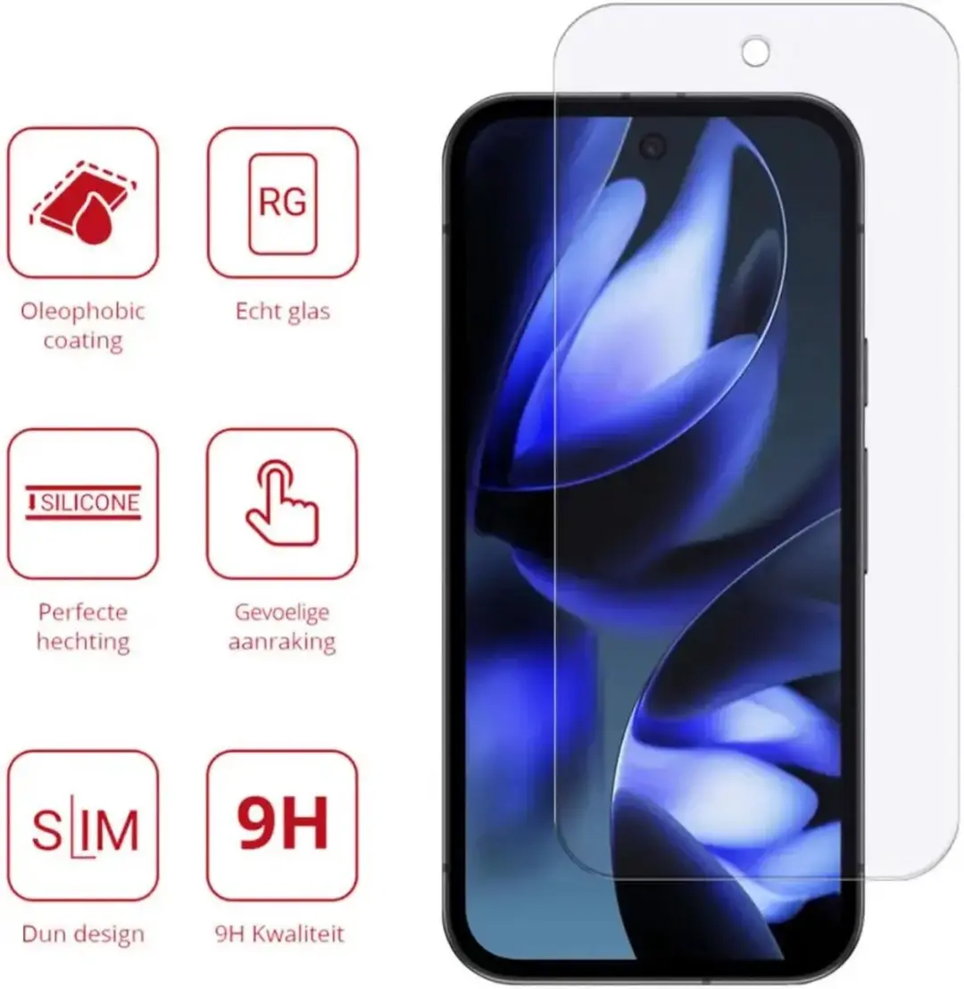 Rosso Screen Protector Google Pixel 9a - 9H Tempered Glass