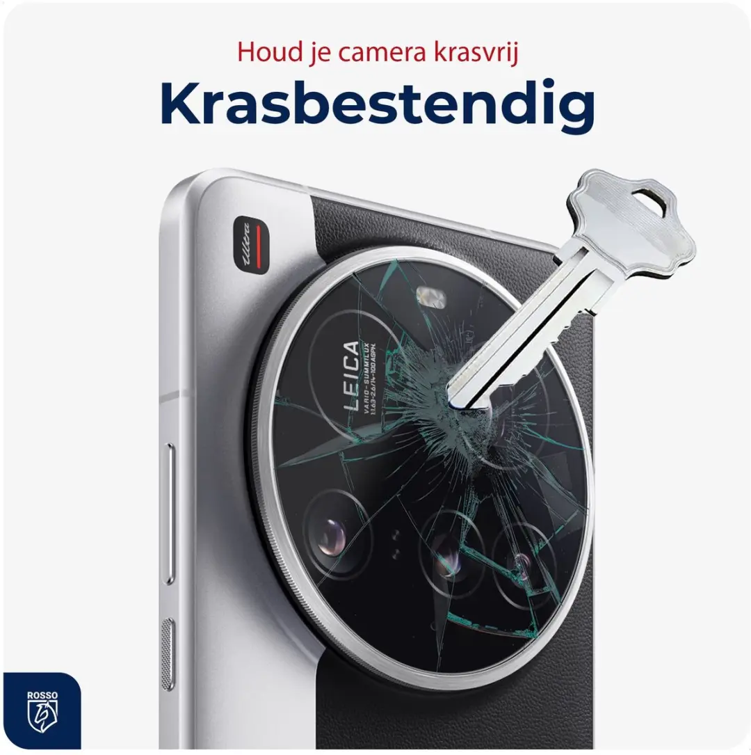 Rosso Camera Protector Xiaomi 15 Ultra - Ultra Dun Glas - Transparant