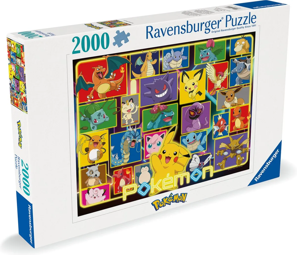 Ravensburger Pokémon Legpuzzel 2000 Stuks - Multicolor