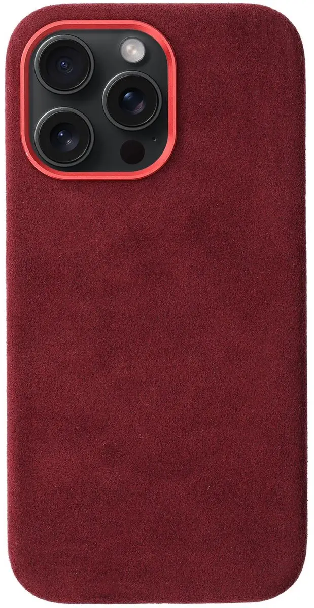 Rosso Avanti iPhone 16 Pro Max Hoesje - MagSafe - 3 Pasjes - Burgundy