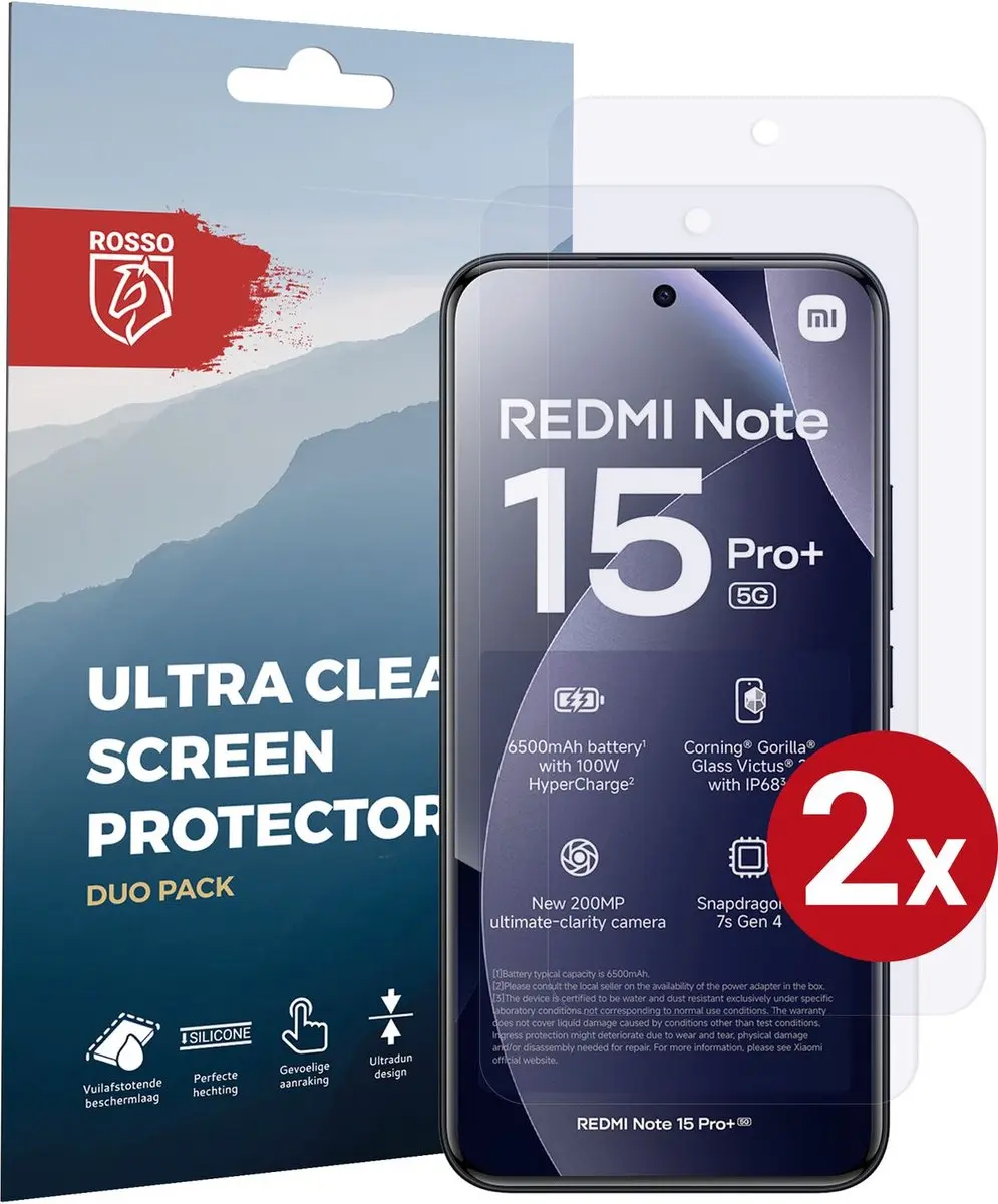 Rosso Screen Protector Xiaomi Redmi Note 15 Pro Plus