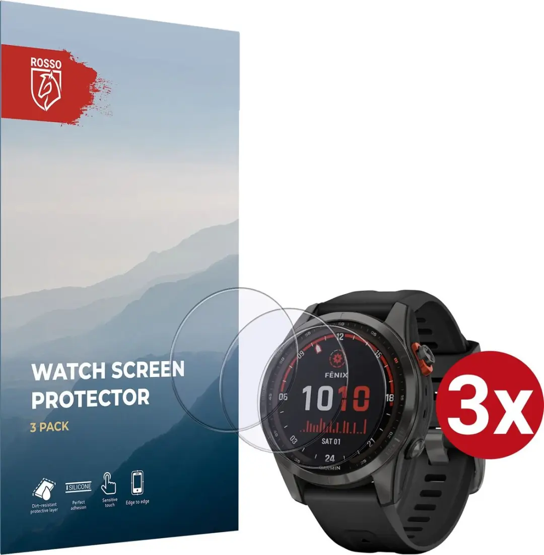 Rosso 9H Tempered Glass Garmin Fenix 7S