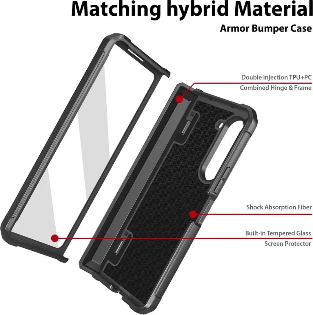Whitestone Dome Escudo Case Samsung Galaxy Z Fold 5 - Transparant