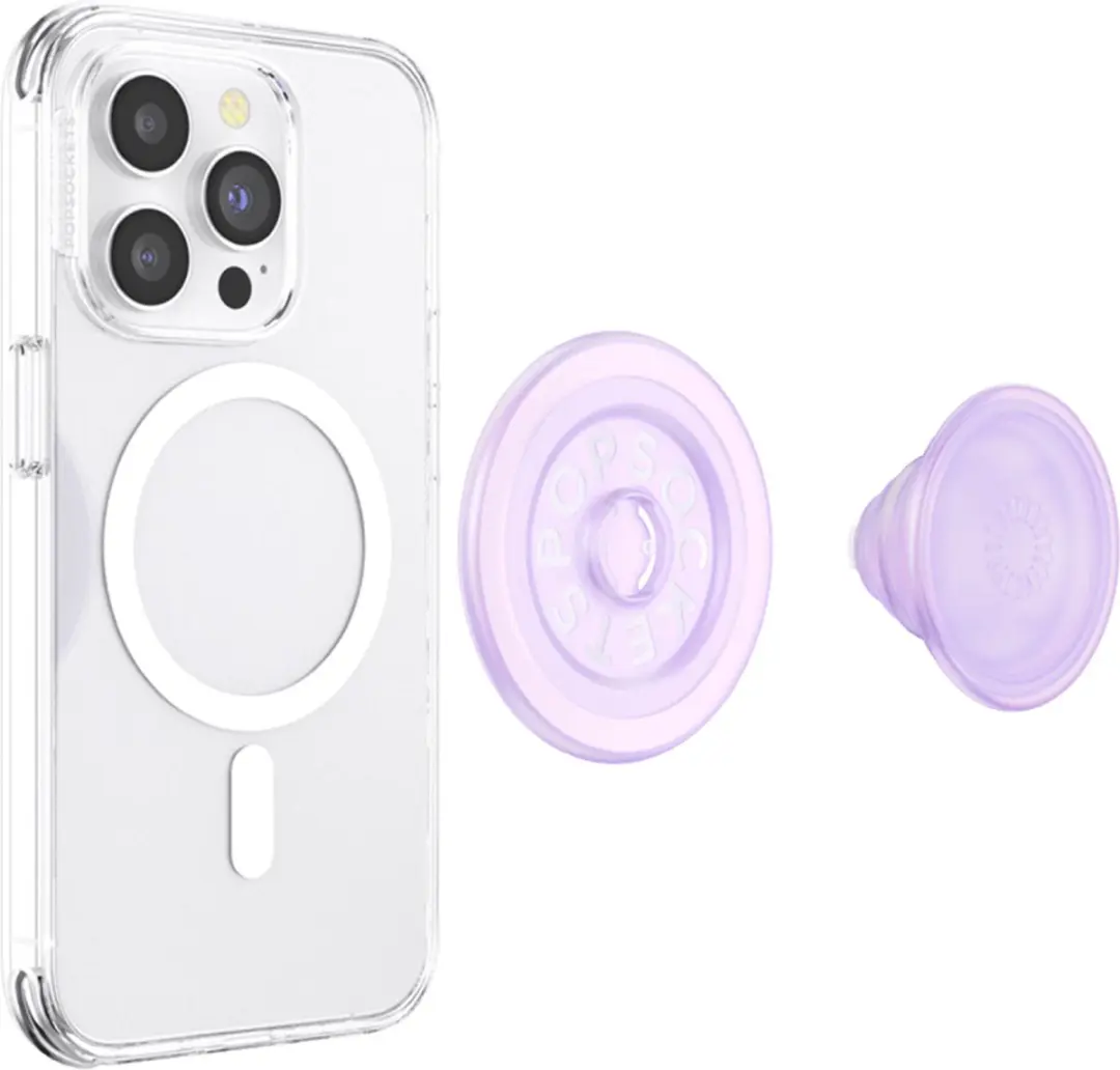 PopSockets PopGrip 806878 MagSafe Round - Transparant - afbeelding 6 van 6