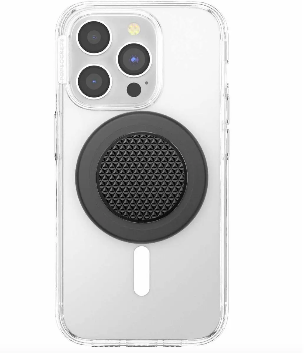 PopSockets PopGrip MagSafe Round Triangle Knurled POPS807392 - Zwart