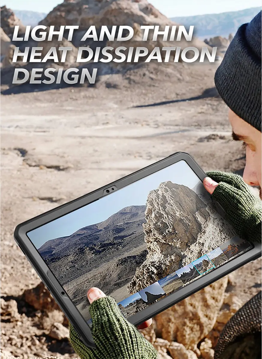 Supcase Unicorn Beetle Pro 843439138353 Tablethoes - Samsung Galaxy Tab S9 FE - Zwart