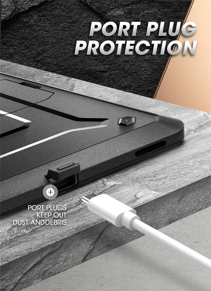 Supcase Unicorn Beetle Pro 843439138353 Tablethoes - Samsung Galaxy Tab S9 FE - Zwart
