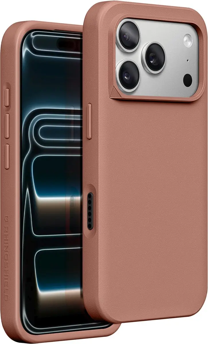 Rhinoshield, Hoesje geschikt pour Geschikt voor Apple iPhone 17 Pro - SolidX MagSafe Matte Afwerking & Anti-Shock 3.5m, Oudroze