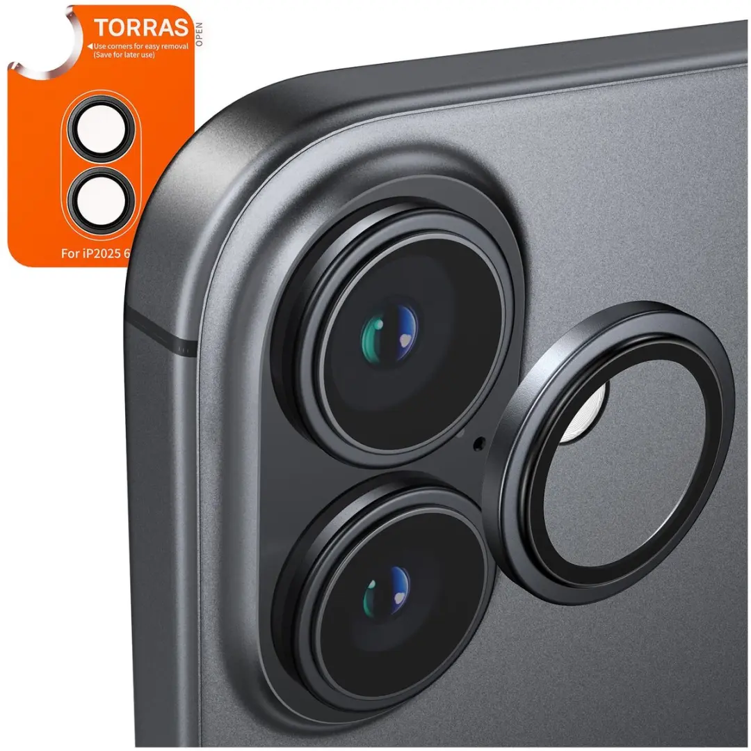 Torras LensGuard iPhone 17 Camera Lens Protector