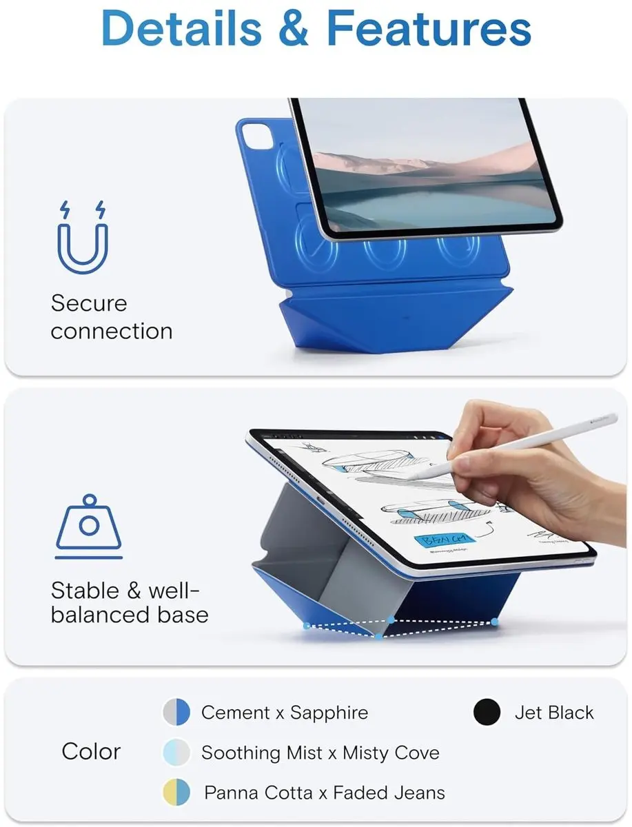 MOFT Dynamic Folio Hoes iPad 11/10.9 - Zwart