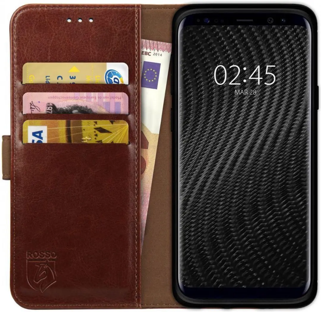 Rosso Element Book Case Wallet S9