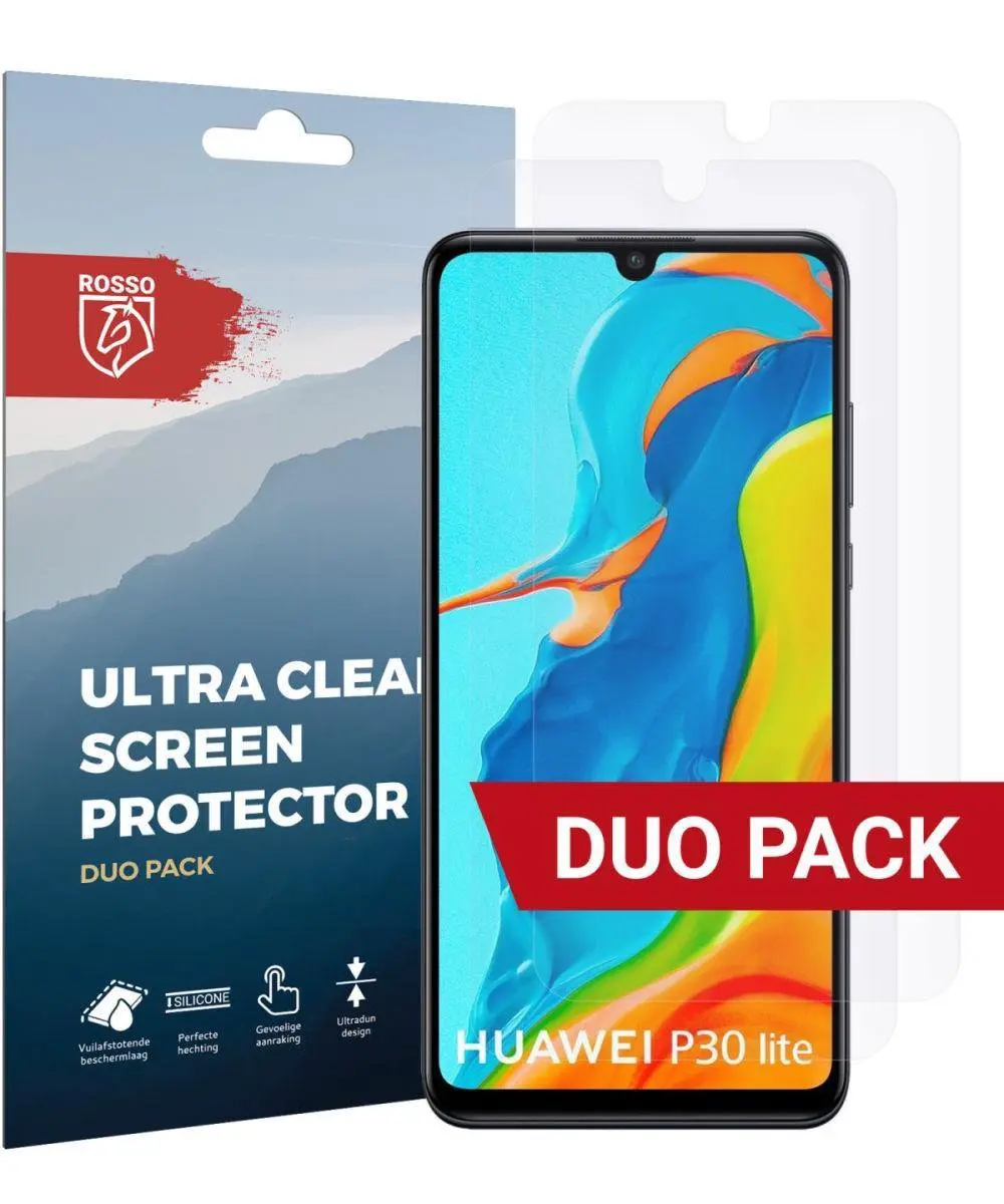 Rosso Screen Protector Ultra Clear voor Huawei P30 Lite