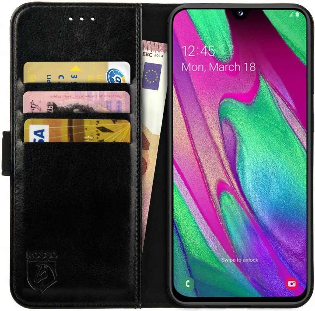 Rosso Element Book Case Wallet Samsung Galaxy A40