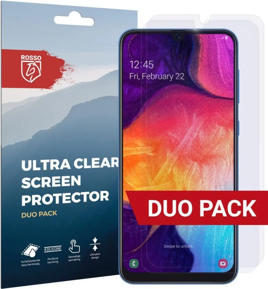 Rosso Ultra Clear Screenprotector 2 Stuks