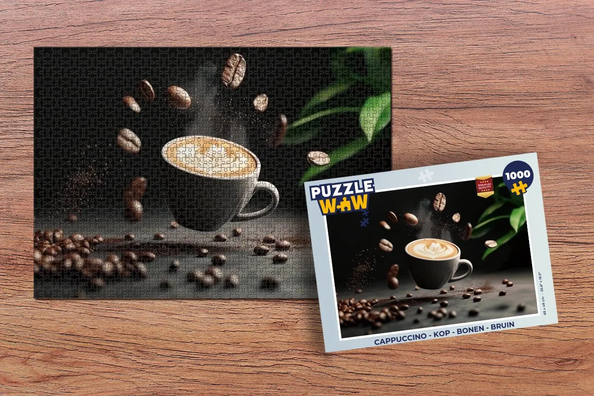PuzzleWow Cappuccino Legpuzzel 1000 Stuks - MPN 8721374592251