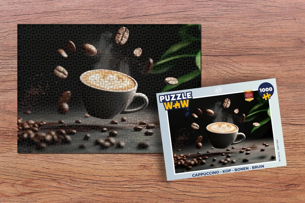 PuzzleWow Cappuccino Legpuzzel 1000 Stuks - MPN 8721374592251