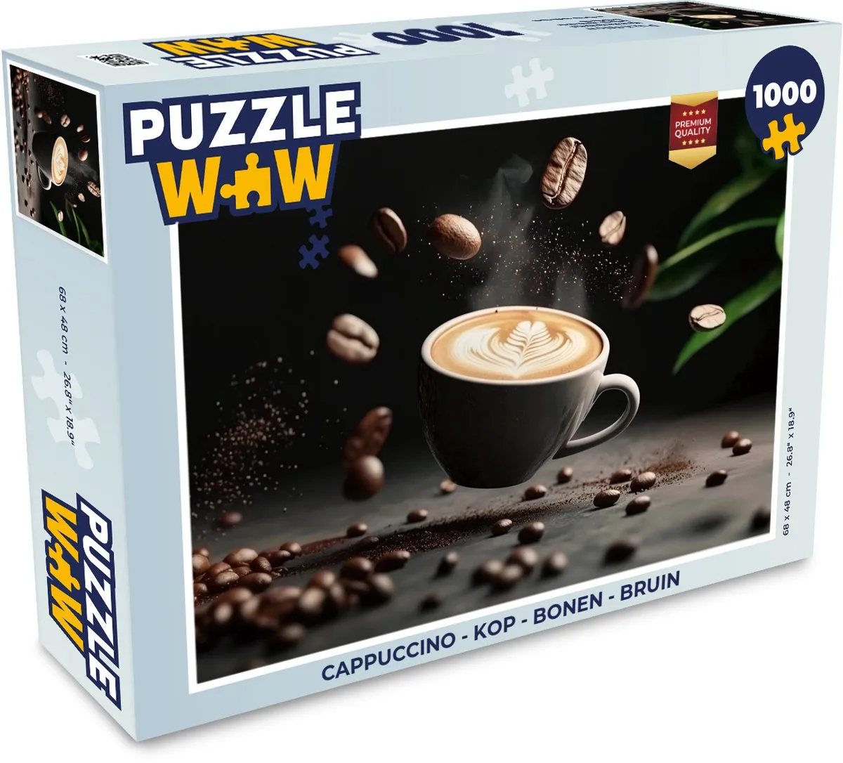 PuzzleWow Cappuccino Legpuzzel 1000 Stuks - MPN 8721374592251