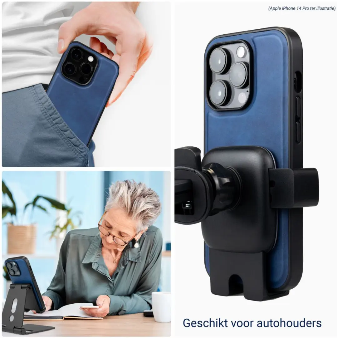 Rosso Element 2-in-1 Hoesje 124159 - Samsung Galaxy S22 - Blauw