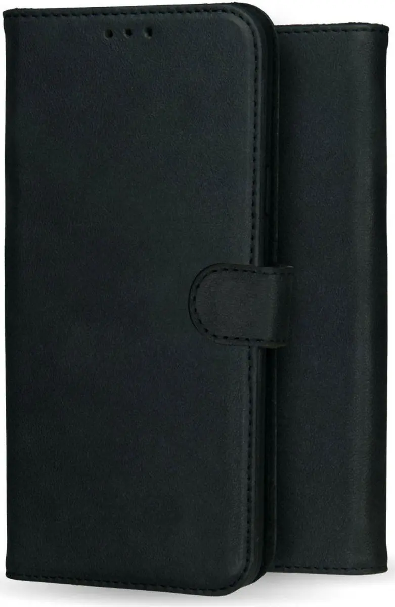 Rosso Deluxe Book Case Samsung Galaxy S23 Ultra - 3 Pasjes - Zwart